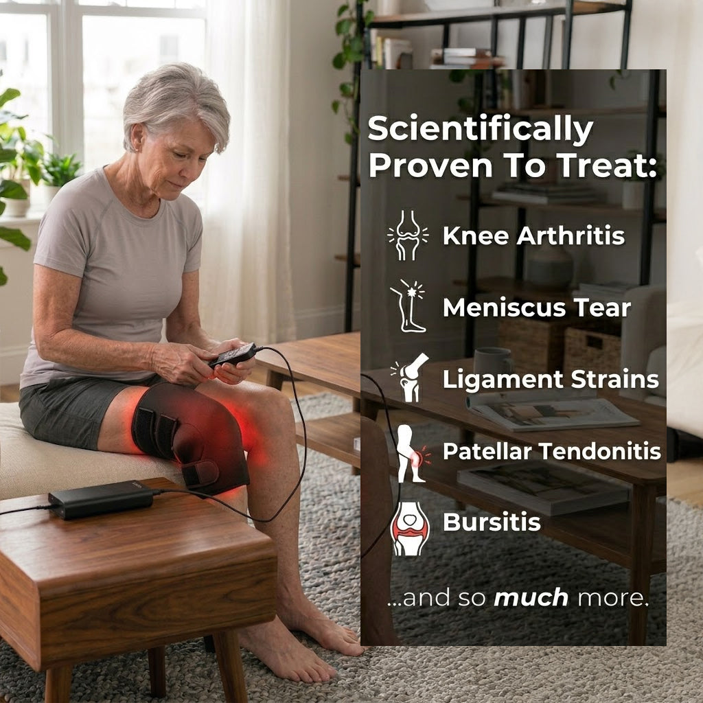 KenRelief Red Light Therapy Knee Wrap