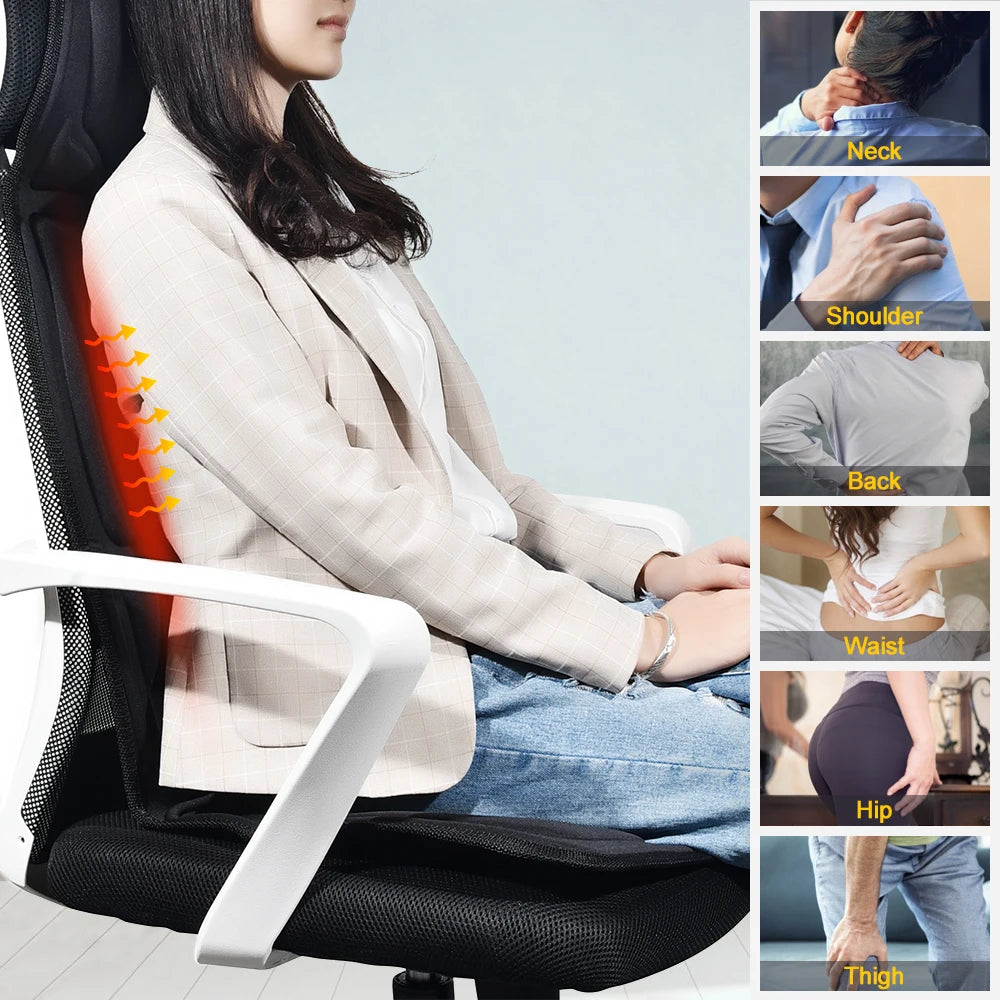 KenRelief Chair Massager With Heat & Vibration - Online Store