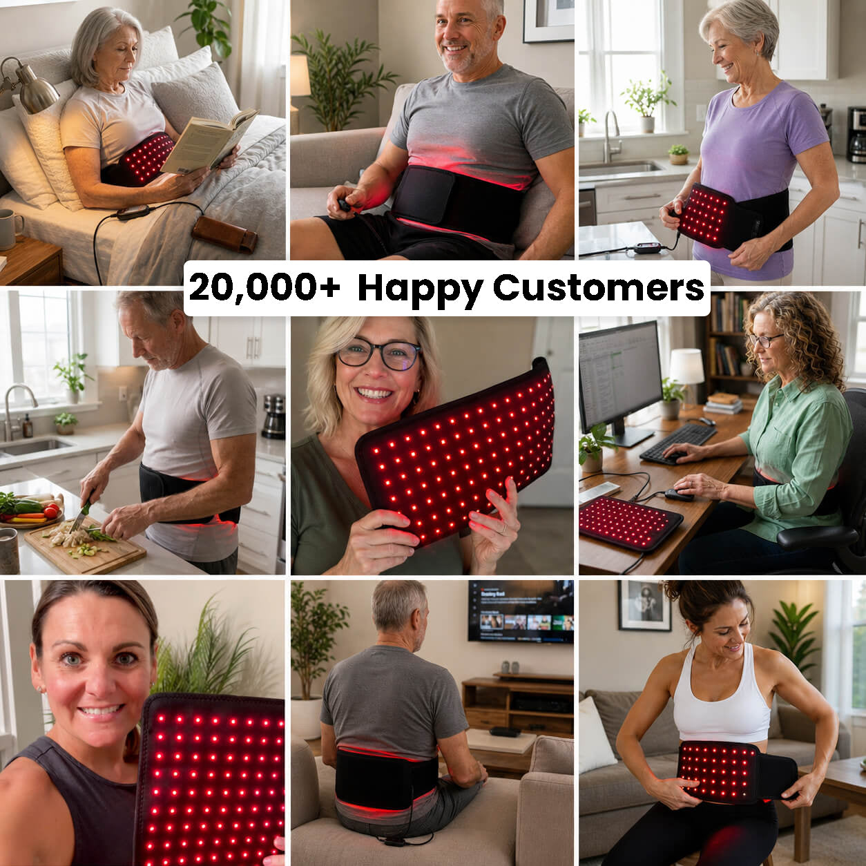 KenRelief Red Light Therapy Wrap - Sciatica