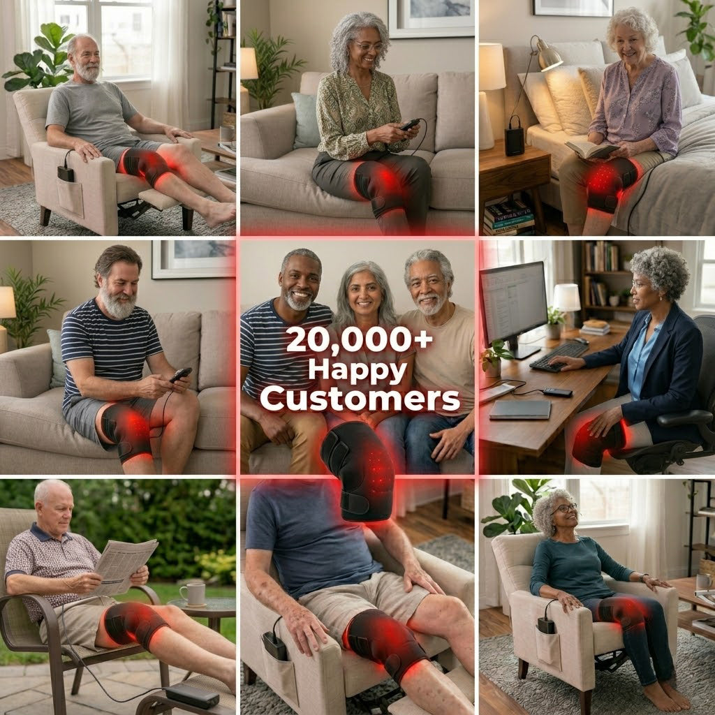 KenRelief Red Light Therapy Knee Wrap