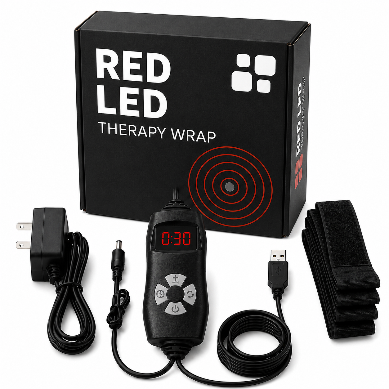 Charging Kit + Remote Control + Velcro Straps + Gift Box