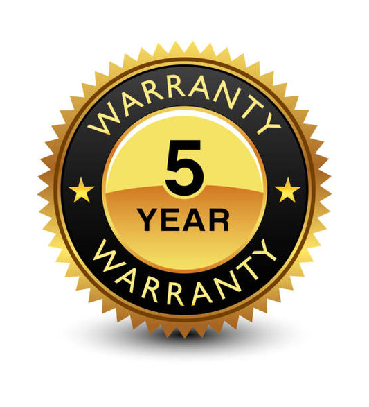 5-Year Warranty