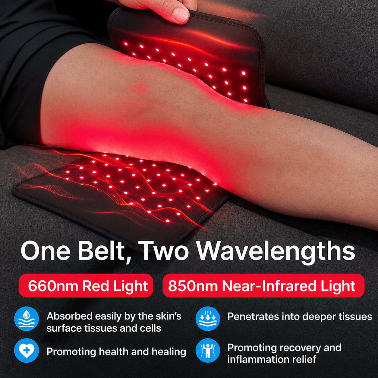 KenRelief Red Light Therapy Wrap - 50% OFF