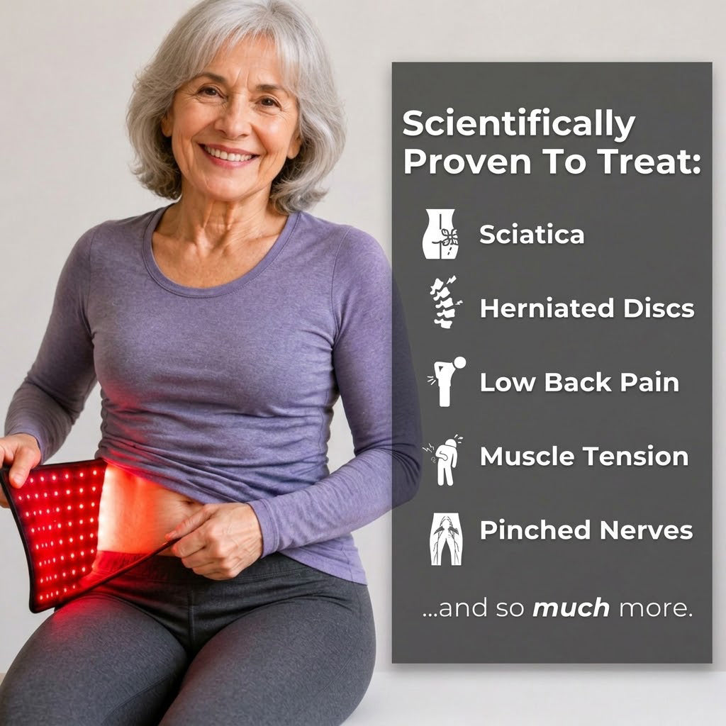 KenRelief Red Light Therapy Wrap - Sciatica